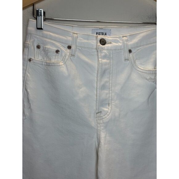 Pistola Women's P00016323OP Size 26 Sand Cassie Crop Super High Rise Straight - Picture 7 of 12